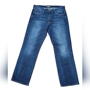 Lucky Brand Men's 361 Vintage Straight Jean washed blue /32